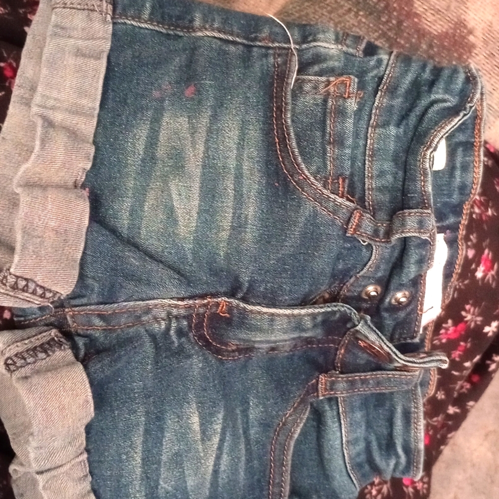SoHo Blue brand blue jean shorts little girl 4T